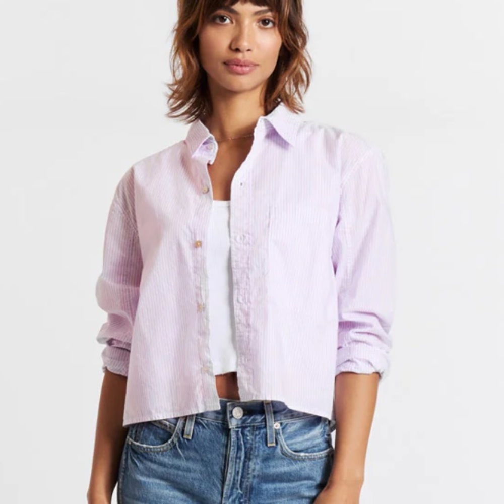 AMO Light Pink Button Down Shirt